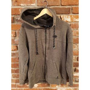 Vans mens skater grunge rocker full zip hooded sweatshirt jacket. Size M.